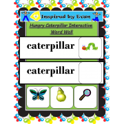 Hungry Caterpillar Interactive Word Wall